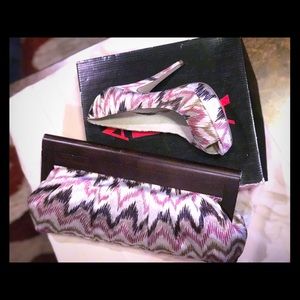 Matching shoes and purse